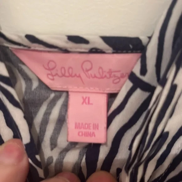 Lilly Pulitzer Melba jumpsuit in Bright Navy House of Nemo - Picture 6 of 10